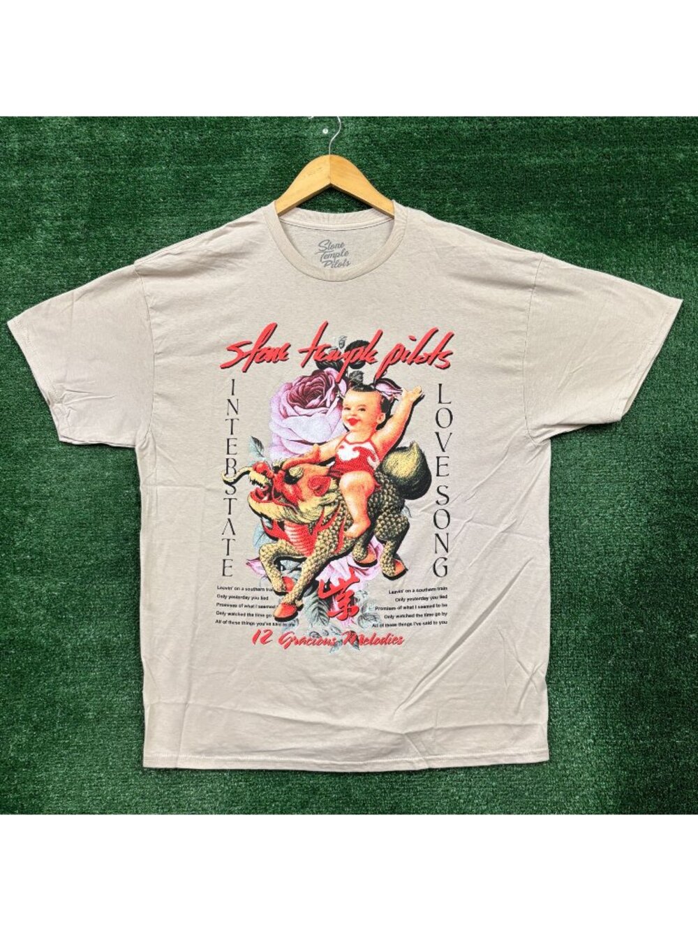 Stone Temple Pilots Purple Interstate Love Song Rock Band T-Shirt Extra Large